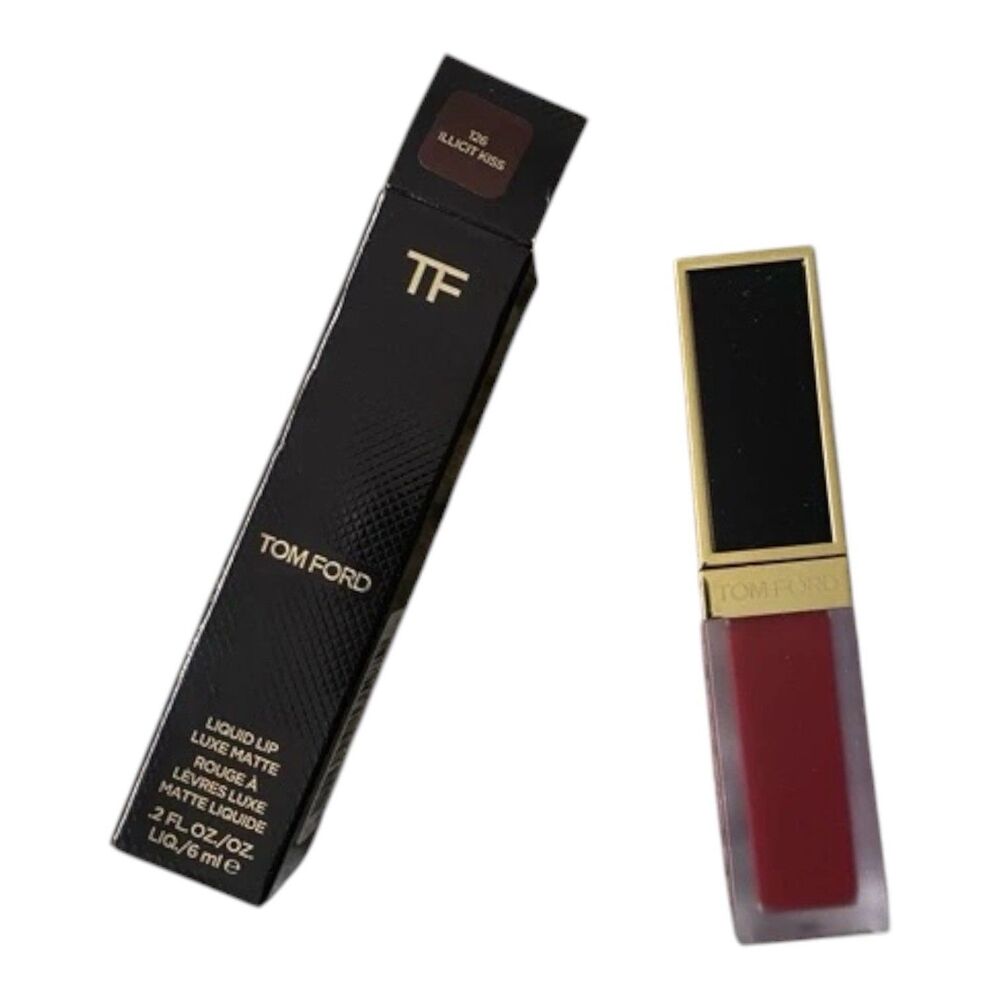 Tom Ford 126 Illicit Kiss Liquid Lipstick Luxe Matte Long Wear Full Size New